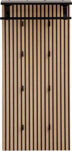 Schildmeyer Garderobenpaneel Hank, Breite 50 cm made in Germany, Akustikprint, 8 Kleiderhaken