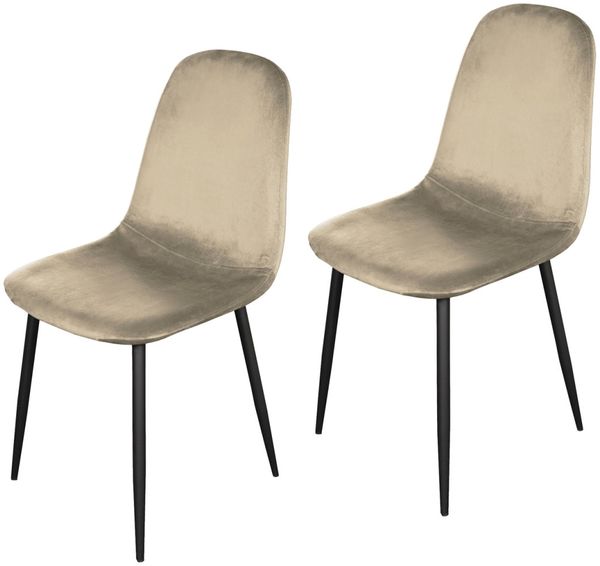 HTI-Living Savannah Velvet 2er-Set Stuhl