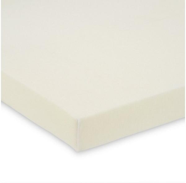 FabiMax BIO Jersey Spannbettlaken für Laufgitter 100x100 cm, creme