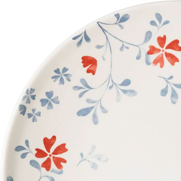 Ritzenhoff Julia Blume blau 4er Set Speiseteller Essteller Platte floral Blüten Bild 4