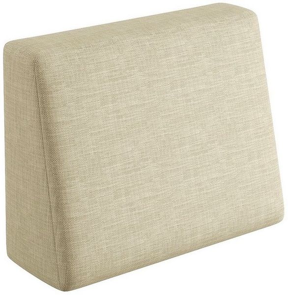 sunnypillow Rückenkissen Palettenkissen mit abnehmbarem Bezug Seitenkissen 60x40x20/10cm, Cremefarben Bild 4
