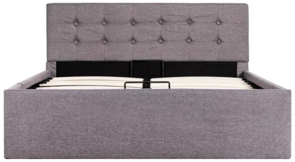 vidaXL Stauraumbett Hydraulisch Taupe Stoff 120×200 cm 285596 Bild 3