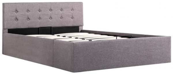 vidaXL Stauraumbett Hydraulisch Taupe Stoff 120×200 cm 285596 Bild 7
