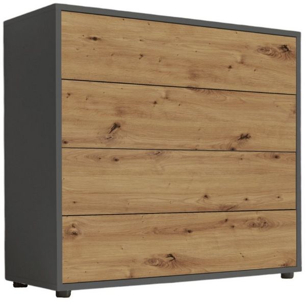 moebel-dich-auf Schubkastenkommode BEN 3 (4 Schubkästen, in verschiedenen Farben), Push-to-open-Funktion