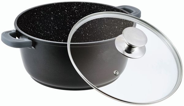 18 L Kochtopf Suppentopf Antihaft Induktion Schmortopf 40 cm Aluguss Bratentopf