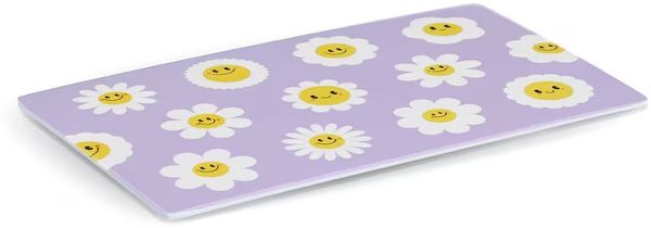 ZELLER 26485 Frühstücksbrettchen HAPPY FLOWERS aus Melamin