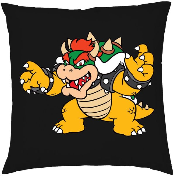 Blondie & Brownie Dekokissen Bowser Mario Yoshi Luigi Game Gamer Gaming Konsole Retro