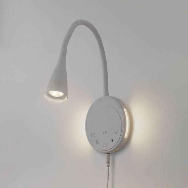 Lindby Wandleuchte Zayna, Enthalten, 1 x 5,2 W LED, Farbwechsel warmweiß / tageslicht