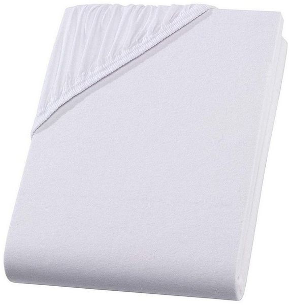 Zestri Spannbettlaken COMFORT Jersey aus 100% Baumwolle, Gummizug: rundum, für Boxspringbett, Wasserbett, Topper, normale Matratzen