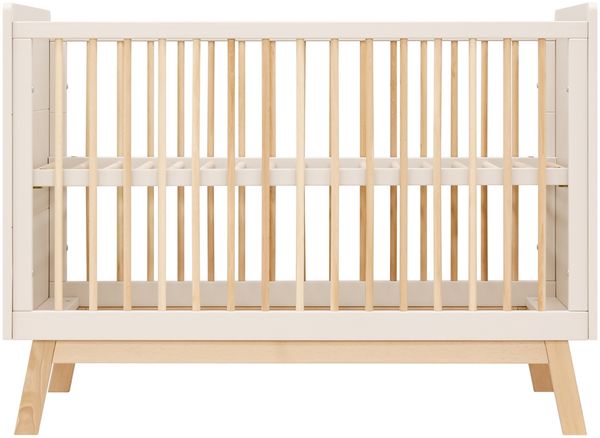 Bopita Lines Babybett- 60 x 120 cm - Dune / Natur - Material: MDF / Buche - Babypark. de