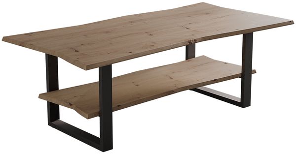 Couchtisch Yan Artisan 120 x 60 cm , mit Ablage Vicco