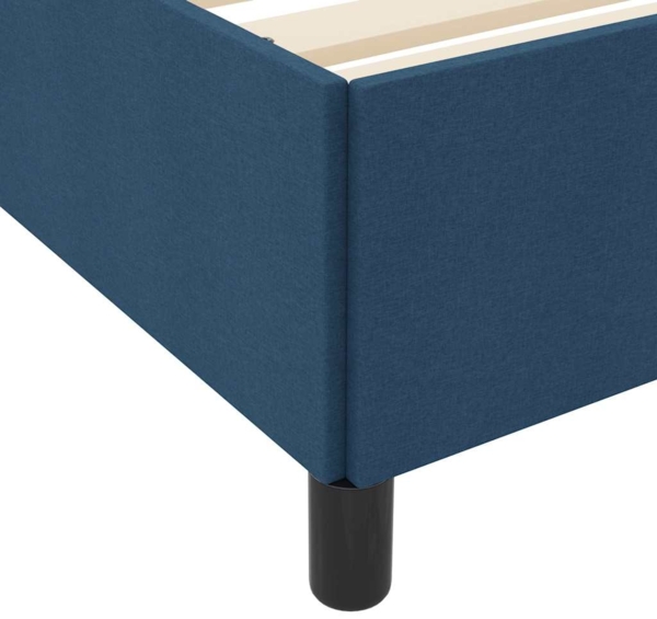 vidaXL Boxspringbett Blau 180 x 200 cm Stoff 3398884 Bild 8