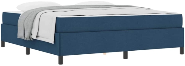 vidaXL Boxspringbett Blau 180 x 200 cm Stoff 3398884 Bild 2