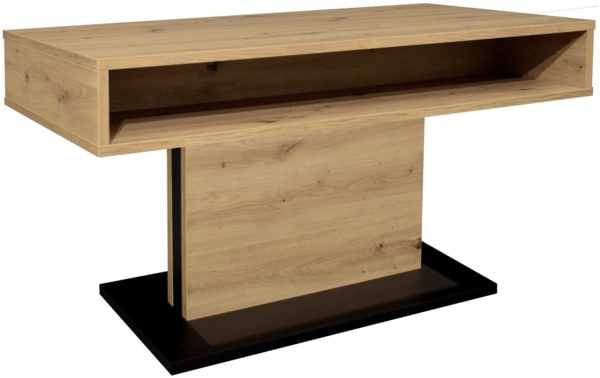 Couchtisch Höhenverstellbar Else 2 110x59x60 Holzwerkstoff Asteiche