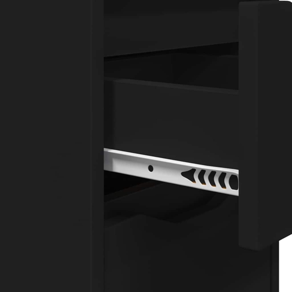 vidaXL Nachttisch Schwarz 30,5 x 30 x 43 cm Holzwerkstoff 888799 Bild 8