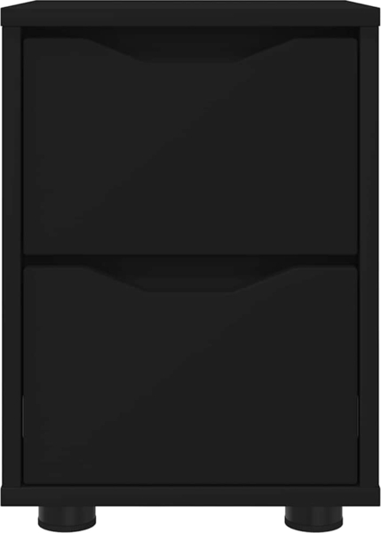 vidaXL Nachttisch Schwarz 30,5 x 30 x 43 cm Holzwerkstoff 888799 Bild 5