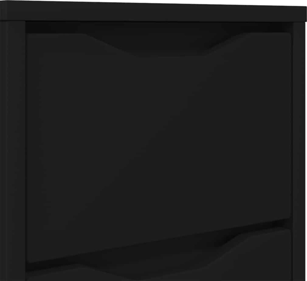 vidaXL Nachttisch Schwarz 30,5 x 30 x 43 cm Holzwerkstoff 888799 Bild 9