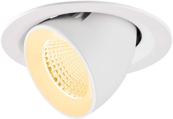 SLV NUMINOS® GIMBLE M, Deckeneinbauleuchte,, 3000 K, 40°, weiß - Downlights