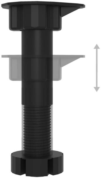 vidaXL Spülenunterschrank Lyon Weiß 80x46x81,5 cm Holzwerkstoff 801196 Bild 4