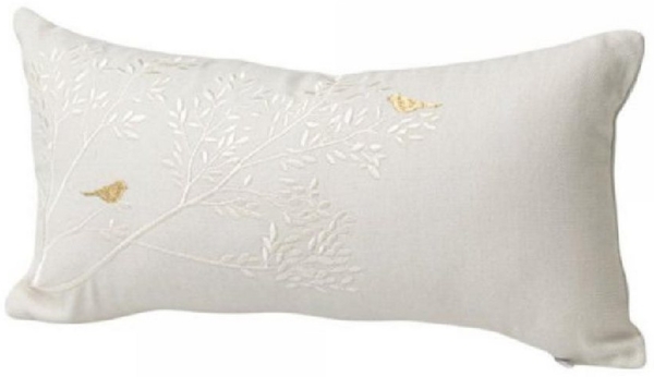 Räder Kissenhülle Design Traumkissen Porzellangeschichten Goldvogel Beige (33x17cm)