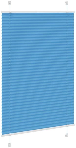 vidaXL Plissee Blau 85x150 cm Stoffbreite 84,4 cm Polyester 4015191 Bild 3