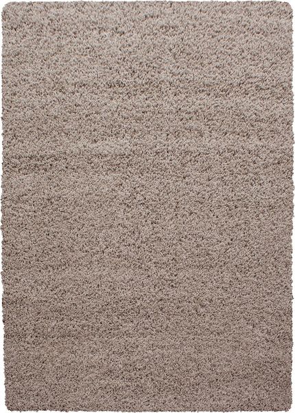 Hochflor Teppich Lux Läufer - 100x200 cm - Beige