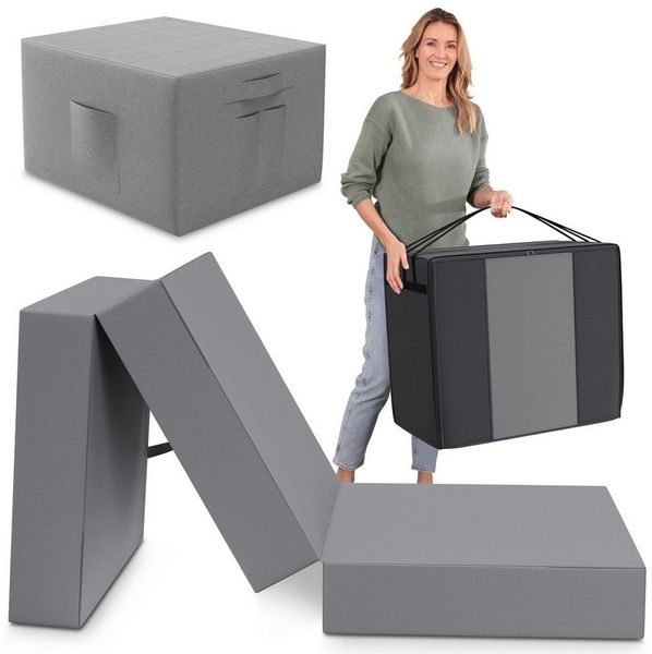 Bestschlaf Klappmatratze Spar-Set inkl. Husse & Transporttasche, Polyester, Grau / Grau, 75x195 cm