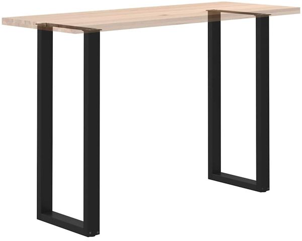 vidaXL Bartischbeine U-Form 2 Stk. Schwarz 40x(110-111) cm Stahl 4013240 Bild 8