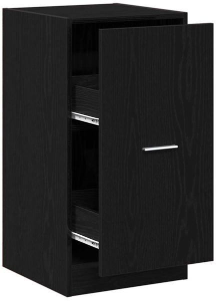 vidaXL Apothekerschrank Schwarze Eiche 40 x 41 x 77.5 cm Holzwerkstoff 869022