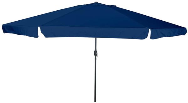 vidaXL Garten-Sonnenschirm 394 x 394 x 248 cm Polyester und Stahl 42003643