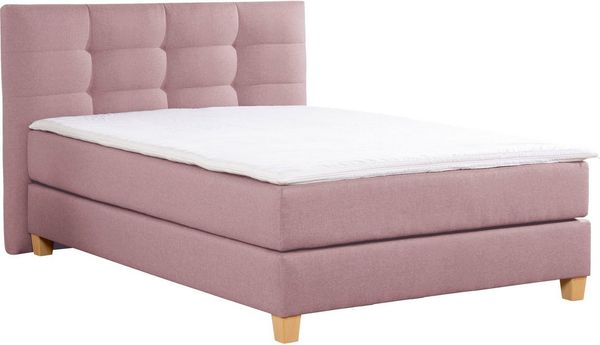 Home affaire Boxspringbett Moulay, inkl. Topper, in 3 Härtegraden, TFK auch in Härtegrad 4