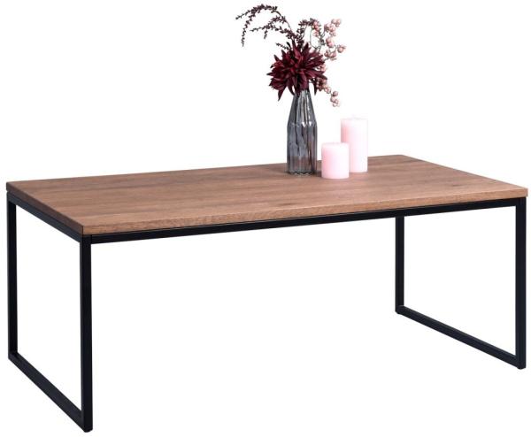 Couchtisch Beistelltisch IRINA 110x60 cm Eiche Massiv braun gebeizt