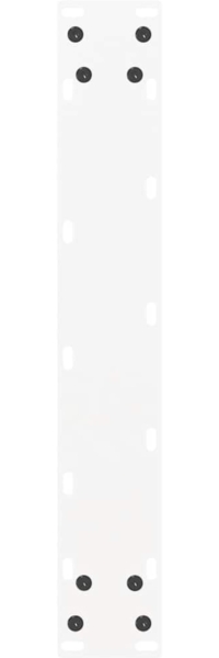 vidaXL Esstischbeine U-Form 2 Stk. Weiß 50x(72-73) cm Stahl 4013177 Bild 6