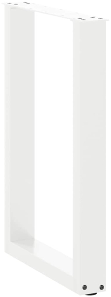 vidaXL Esstischbeine U-Form 2 Stk. Weiß 50x(72-73) cm Stahl 4013177 Bild 3