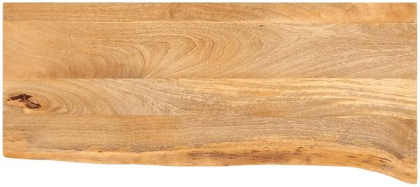 vidaXL Tischplatte mit Baumkante 70x40x3,8 cm Massivholz Mango 370489