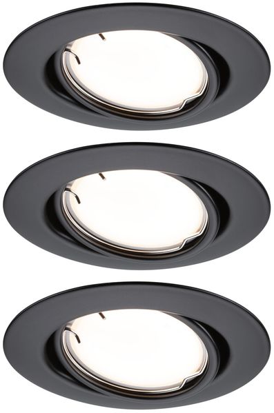 Paulmann 92465 Zigbee LED Einbauleuchte Base Coin Basisset Schwarz matt 3000K Bild 9