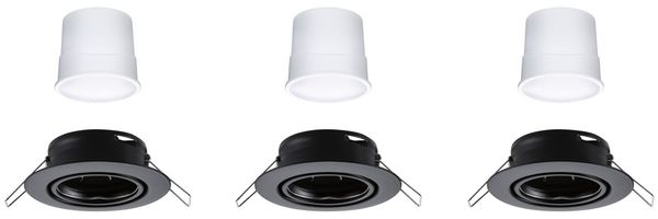 Paulmann 92465 Zigbee LED Einbauleuchte Base Coin Basisset Schwarz matt 3000K Bild 10