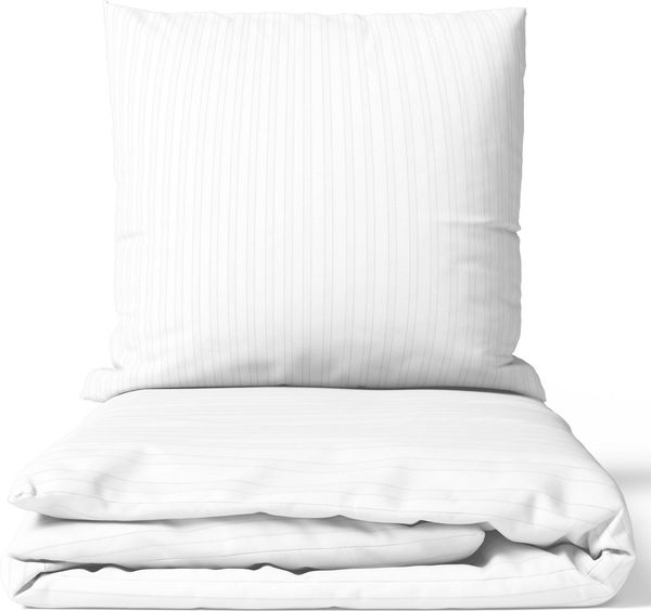 Leonado Vicenti Bettwäsche Luxuriöses Satin Set Damast, Satin, 4 teilig, elegantes Streifen Design, 100% Baumwolle, mit Reißverschluss