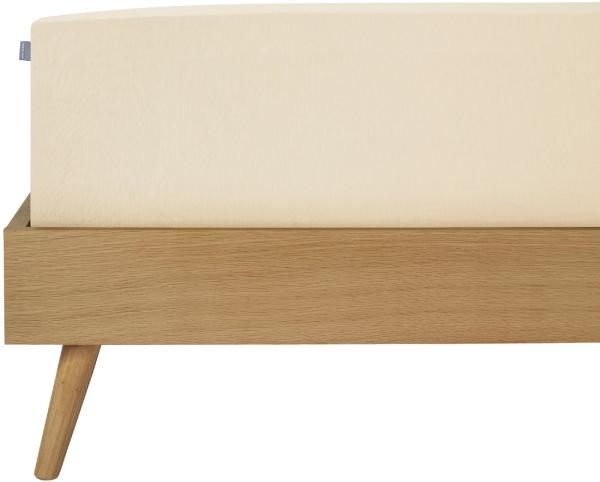 Schiesser Spannbettlaken Elli - 97/3 - 100 x 200 cm - Creme