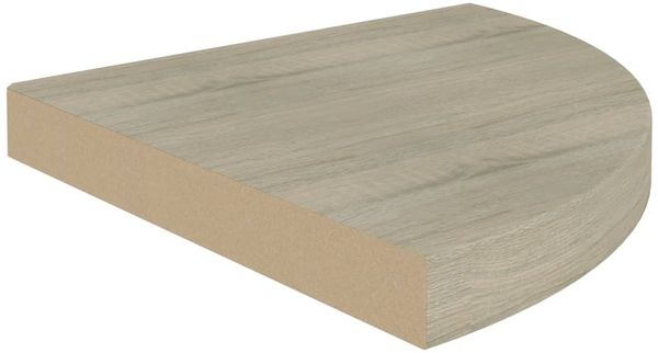 vidaXL Eck-Schweberegale 2 Stk. Eichen-Optik 35x35x3,8 cm MDF 323926 Bild 4