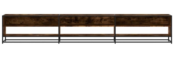 vidaXL TV-Schrank Räuchereiche 270x40x46 cm Holzwerkstoff 3300812 Bild 3