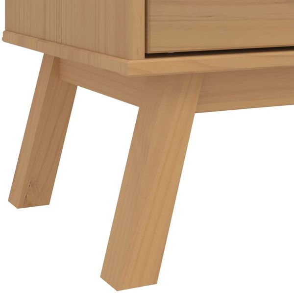 vidaXL Schubladenschrank OLDEN Braun Massivholz Kiefer 358591 Bild 11