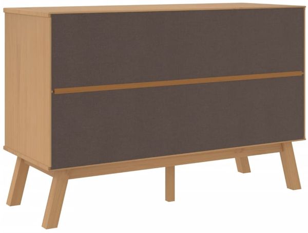 vidaXL Schubladenschrank OLDEN Braun Massivholz Kiefer 358591 Bild 9