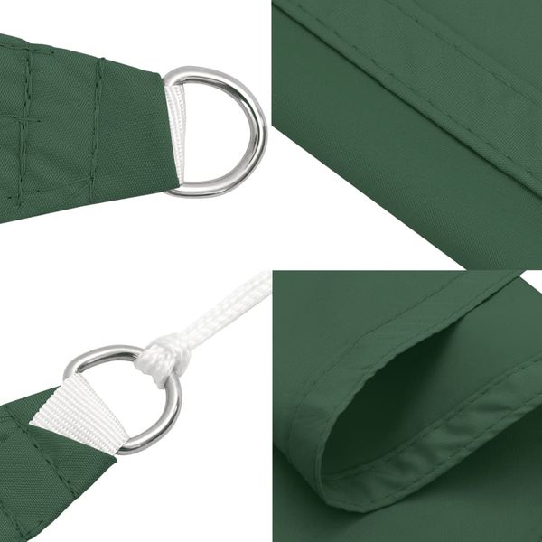 vidaXL Sonnensegel Oxford-Gewebe Rechteckig 6x7 m Dunkelgrün 135497 Bild 5