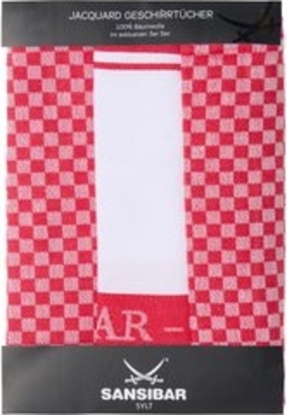 Sansibar Sylt Geschirrtuch Geschirrtücher-Set, 3-tlg, 50x70 cm, 100% Baumwolle, Premium Qualität, (Set, 3x Geschirrtuch, 50x70 cm, zwei verschiedene Designs), Jacquardgewebe, zwei verschiedene Motive Bild 6