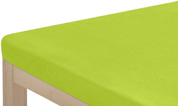 OTTO home Spannbettlaken Topper Basic, in Gr. 90x200, 140x200 oder 180x200 cm, Microfaser-Jersey, Gummizug: rundum, (2 Stück), Baumwolle, Matratzen bis 8 cm Höhe, Bettlaken, Spannbetttuch, Laken