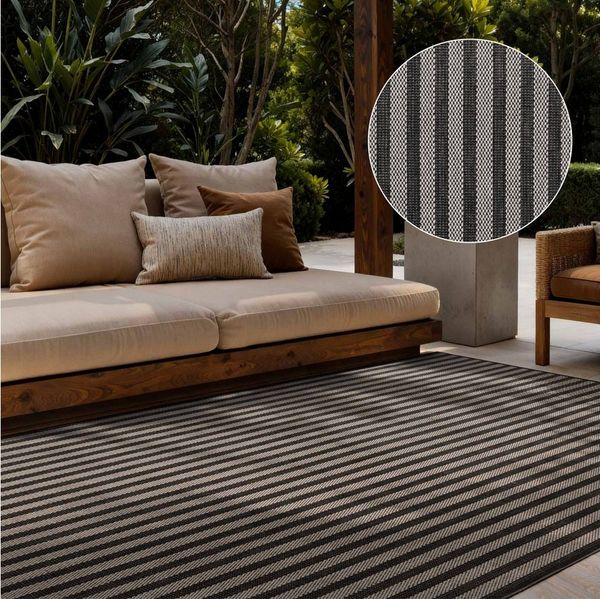 Ted Baker Teppich Linley, Wendeteppich, rechteckig, Höhe: 8 mm, Designteppich, Wetterfest, Pflegeleicht, Modern, Wohnzimmer, Terrasse