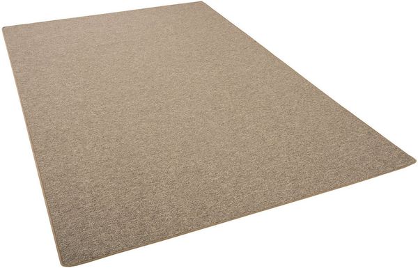 my home Teppich Fortis, Schlinge, Made in Netherlands, rechteckig, Höhe: 5 mm, Uni Farben, gekettelt, auch als Läufer, strapazierfähig, Wohnzimmer