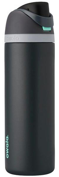 Owala FreeSip Isolierte Edelstahl Trinkflasche mit Strohhalm, 710 ml – BPA-frei, optimal für Sport, Fitness, Outdoor und Reisen, Foggy Tide