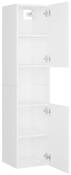 vidaXL Badmöbel-Set Weiß Spanplatte [3071243] Bild 6